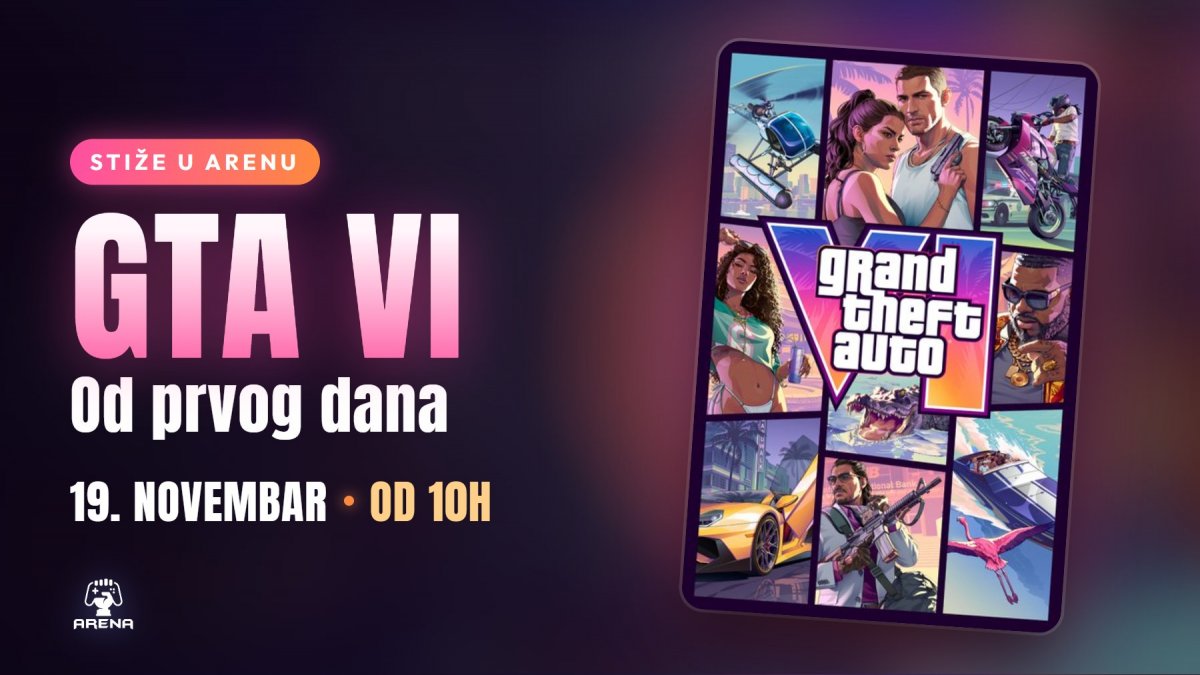 GTA VI stiže u Arenu 19. novembra